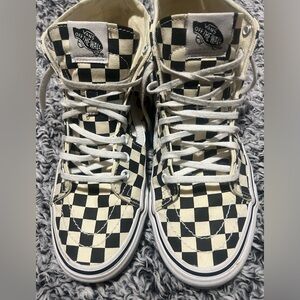 Vans checkered canvas sneakers